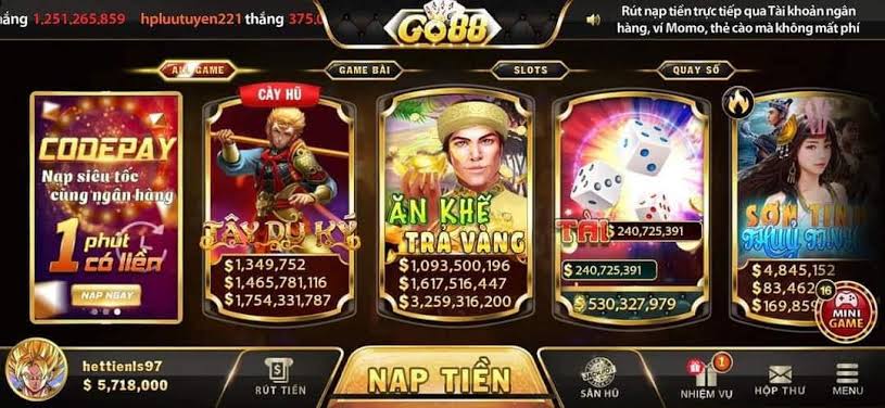 Ứng dụng công nghệ livestream và đồ họa tiên tiến trong từng sảnh game.